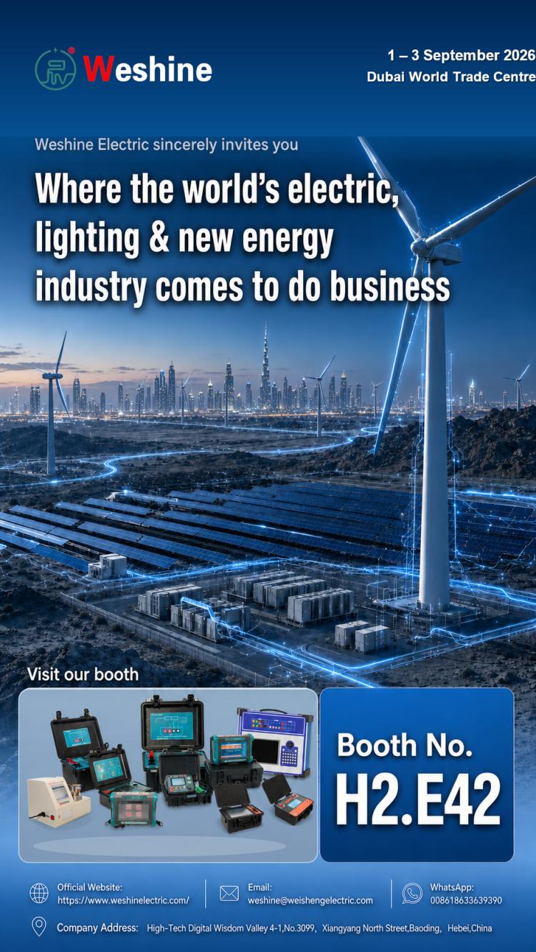 Η Weshine Electric θα εκτεθεί στο Middle East Energy 2026 στο Ντουμπάι